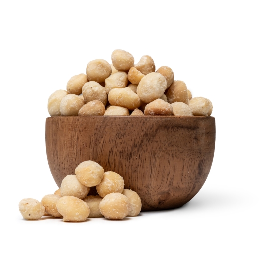 Nuci macadamia prăjite sărate